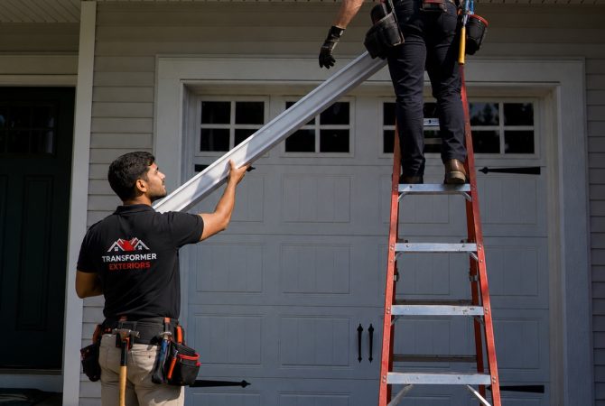 Eavestrough Install